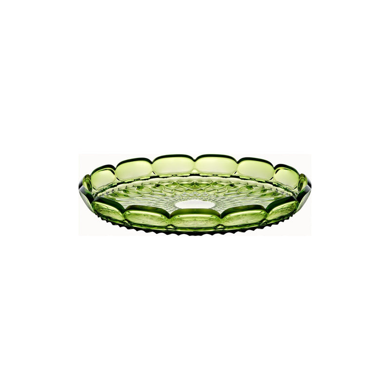 Vanity Small Round Tray | Water Lily Green
