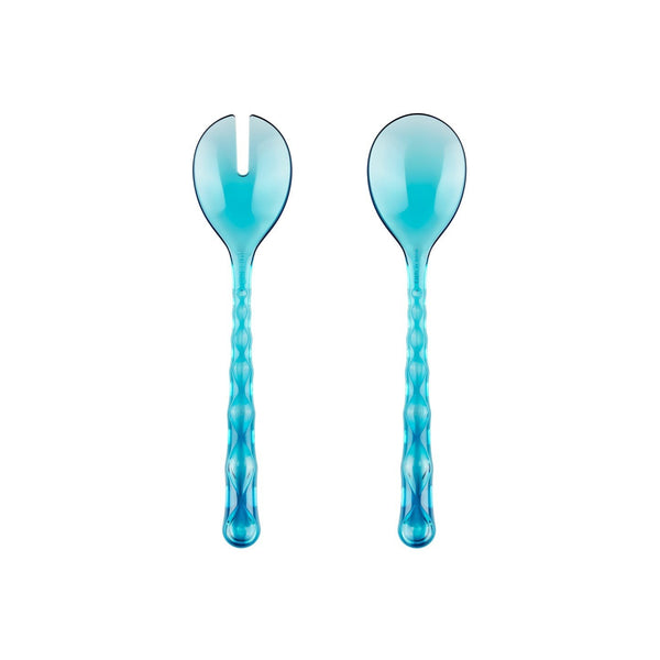 Vanity Salad Servers | Sea Blue