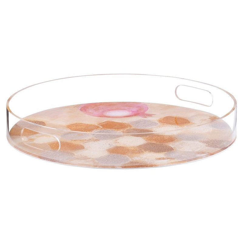 Round Tray | Painted Base