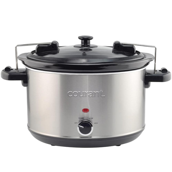 Slow Cooker | 6 Qt | Stainless Steel Oval