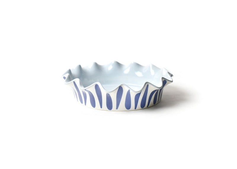 Pie Dish | Iris Blue Drop