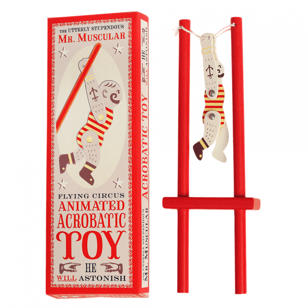 Wood Acrobat Toy | Mr. Muscular