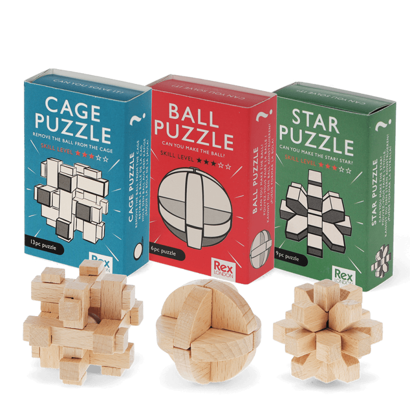 Mini Wood Puzzles | Assorted