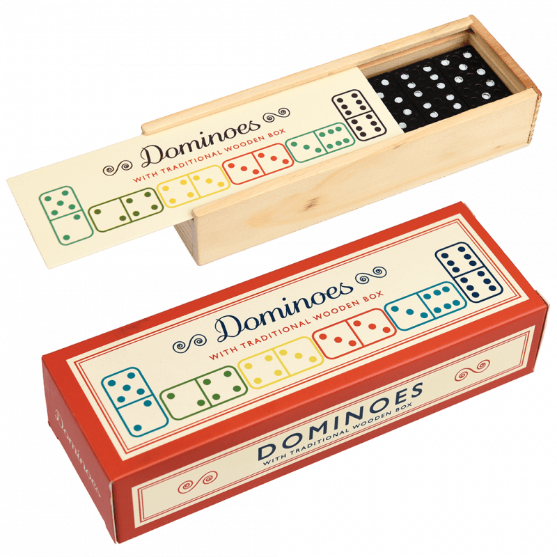 Game | Dominoes in Wood Box
