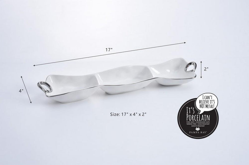 3 Section Dish - Handle with Style