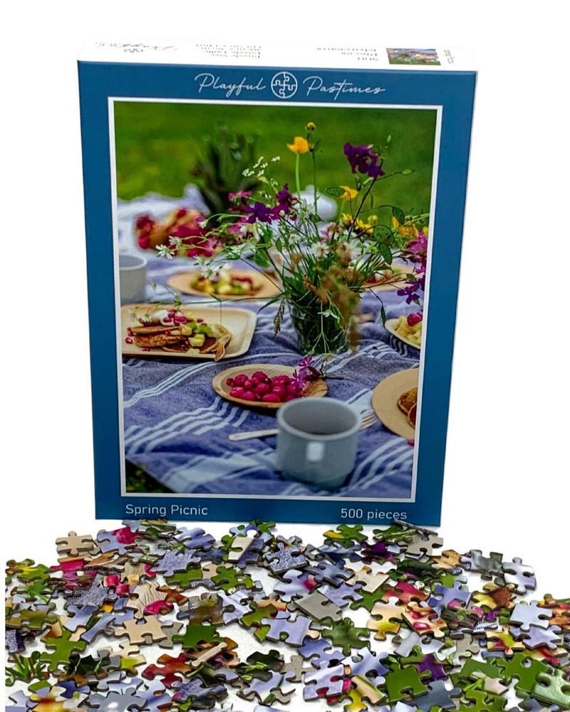 500 Pc Puzzle Spring Picnic