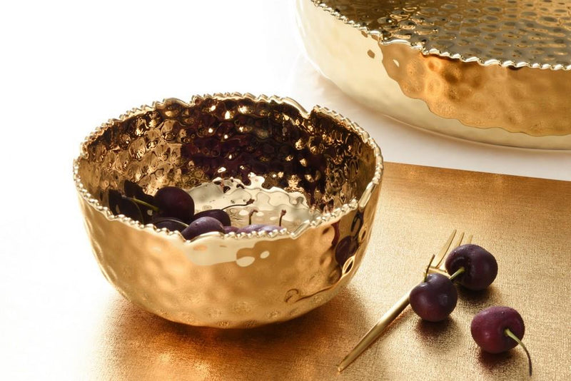 Pampa Bay Medium Bowl | Golden Millenium | Kitchen Art