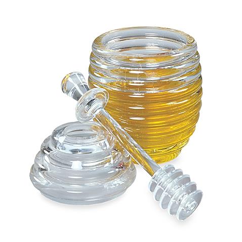 Acrylic Honey Pot with Dipper | Kitchen Art | Wrapt