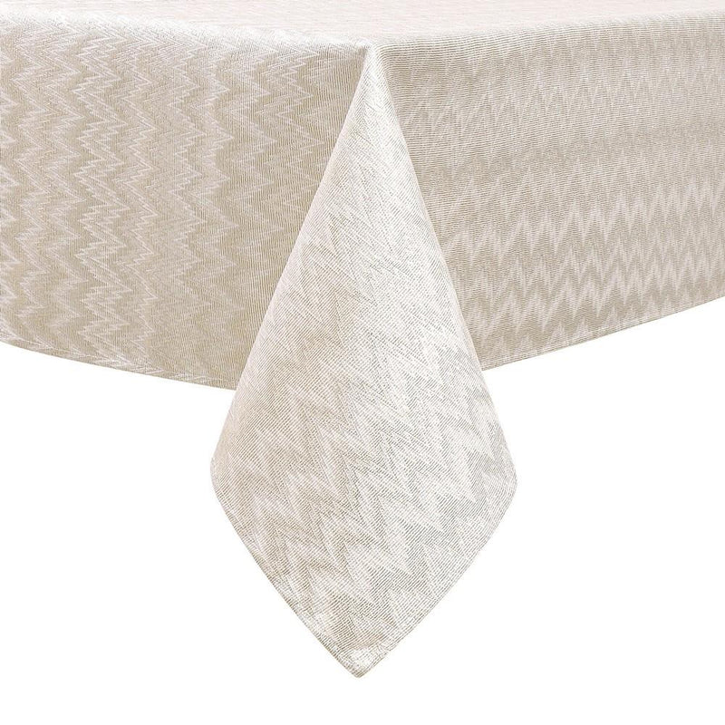Jacquard Tablecloth | Gold Zigzag | Kitchen Art | Wrapt
