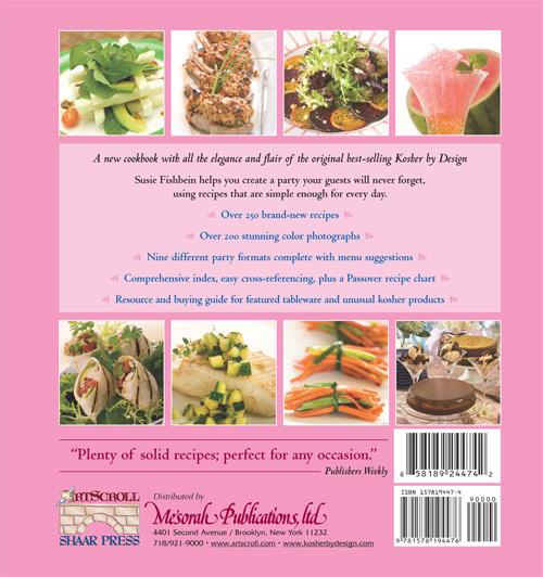Kosher By Design Entertains Cookbook