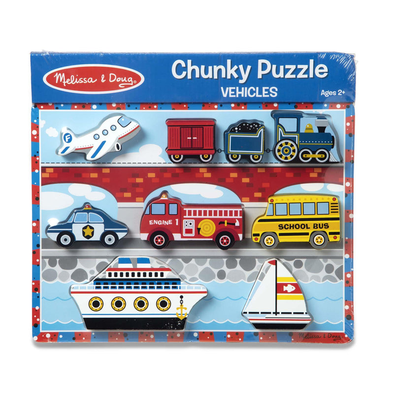 Chunky Puzzle - 8 Pc Vehicles