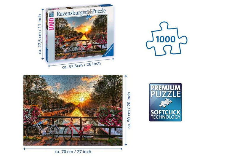Ravensburger 1000 Pc Puzz Bicycles in Amsterdam | Wrapt