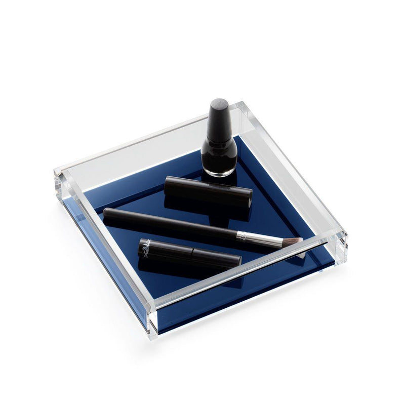 J R William Luncheon Napkin Tray Midnight Navy | Wrapt