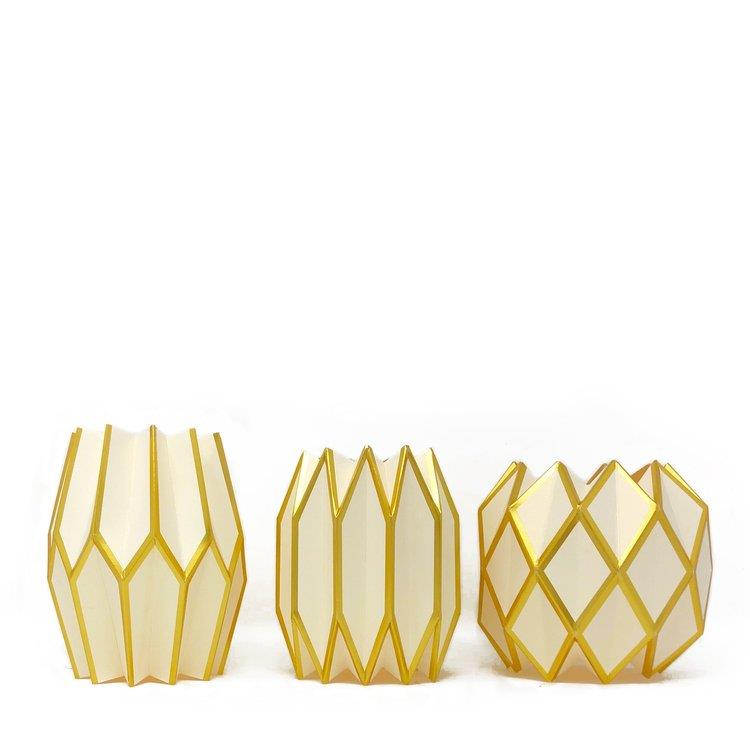 Lucy Grymes Vase Wrap Set | Gold Pearl | Wrapt