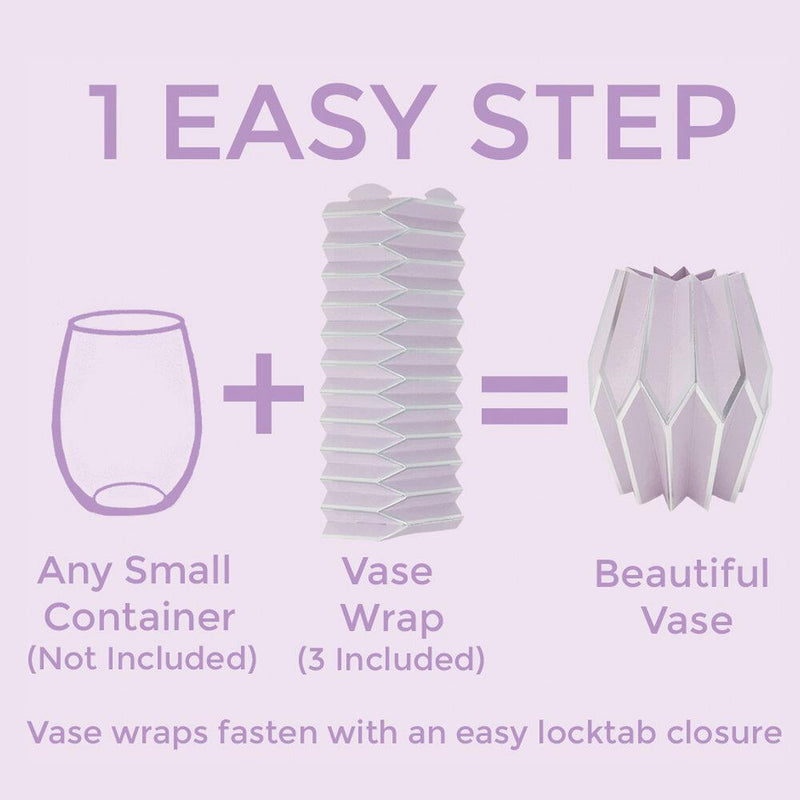 Lucy Grymes Vase Wrap Set | Lavender | Wrapt