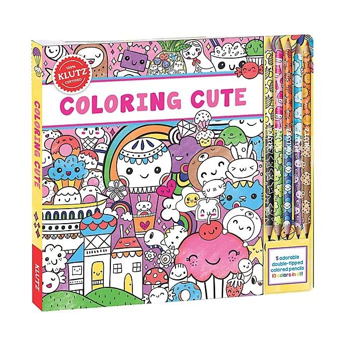 Klutz | Coloring Cute Book | Kitchen Art | Wrapt