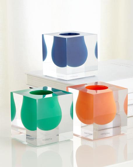 Jonathan Adler Mini Scoop Vase - Emerald | Wrapt