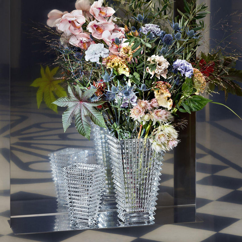 Baccarat Rectangle Eye Vase | Clear | Wrapt