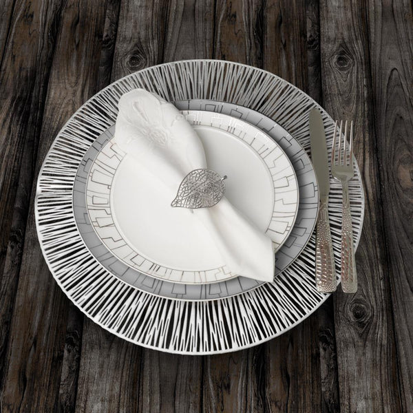 Round Cosmos Silver Placemat Set | Kitchen Art | Wrapt