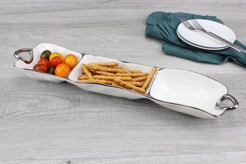 3 Section Dish - Handle with Style