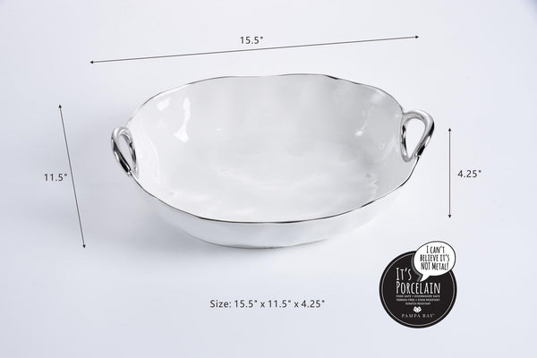 Pampa Bay Deep Oval Bowl | Handle with Style | Wrapt