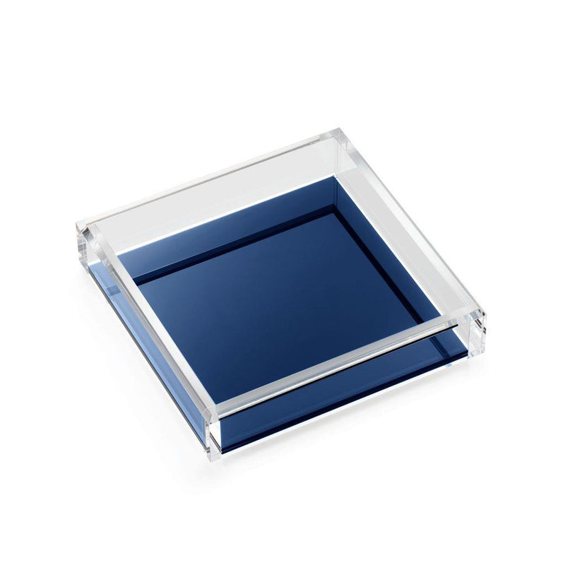 J R William Luncheon Napkin Tray Midnight Navy | Wrapt