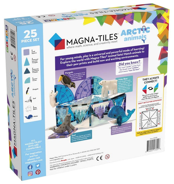 Magnatiles 25 Piece Arctic Animals | Kitchen Art |Wrapt