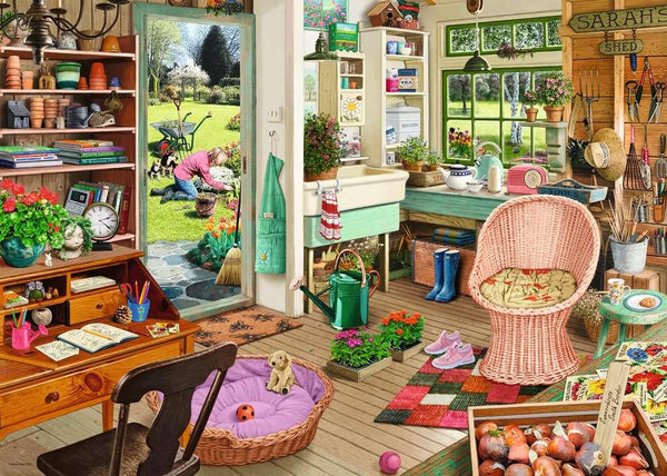 Ravensburger 1000 Pc Puzzle | The Garden Shed | Wrapt