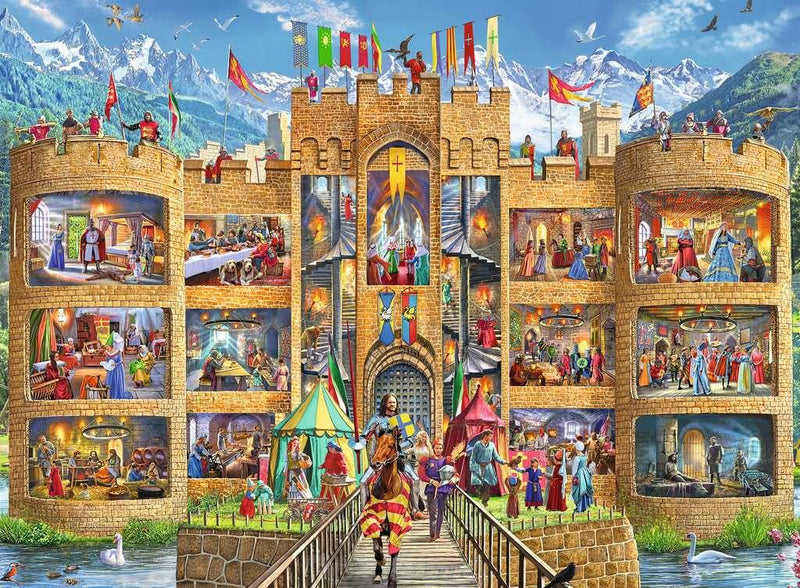Ravensburger 150 Pc Puzzle | Cutaway Castle | Wrapt