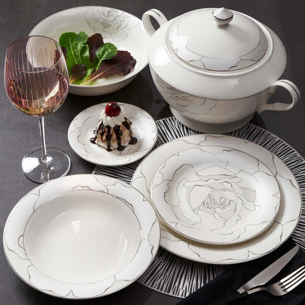 Silver Blossom Oval Platter | Kitchen Art | Wrapt
