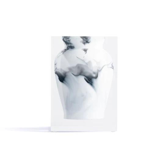 J R William | Henry Vase | White Marble | Wrapt