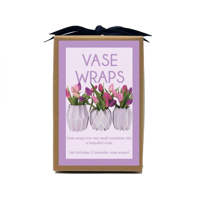 Lucy Grymes Vase Wrap Set | Lavender | Wrapt