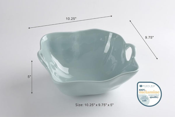 Pampa Bay Large Bowl | Melamine | Aqua | Kitchen Art