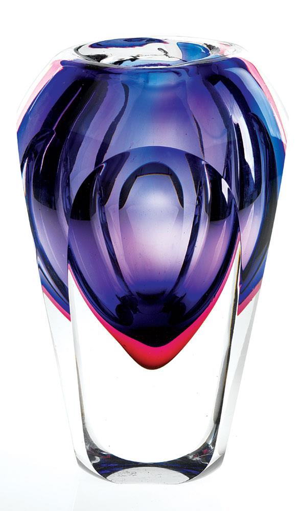 Violet Slice Vase