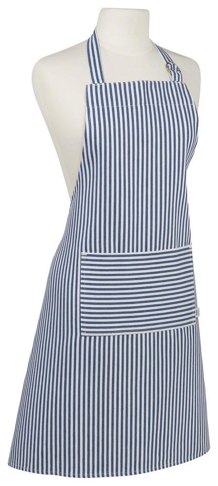 Chef's Apron - Royal Narrow Stripe