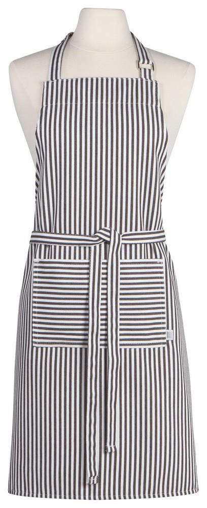 Chef's Apron - Black Narrow Stripe