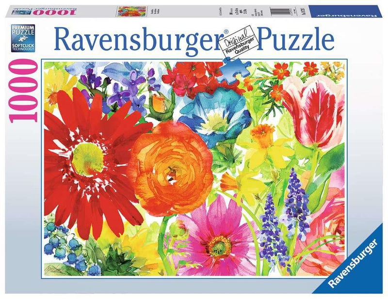 Ravensburger 1000 Pc Puzzle | Abundant Blooms | Wrapt