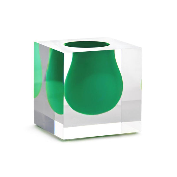Jonathan Adler Mini Scoop Vase - Emerald | Wrapt