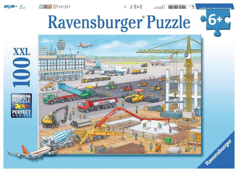 Ravensburger 100 Pc Puzzle Construction Airport | Wrapt