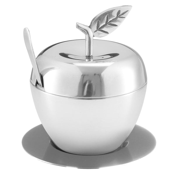 Honey Dish | Stainless Steel Apple | Kitchen Art |Wrapt