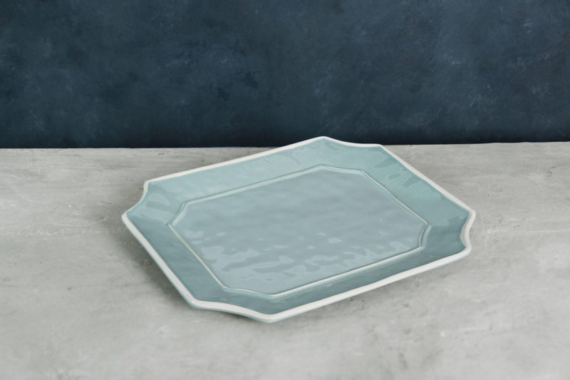 Rectangle Platter Blue Charleston