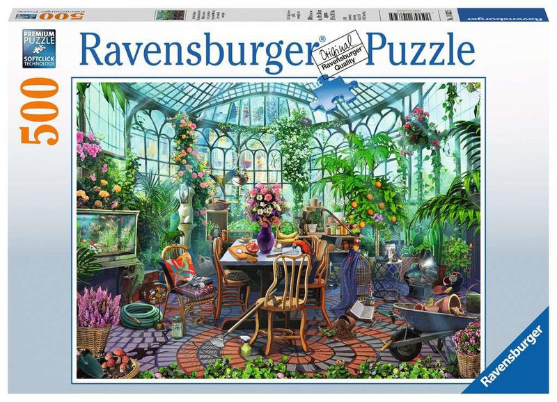 Ravensburger 500 Pc Puzzle | Greenhouse Morning | Wrapt