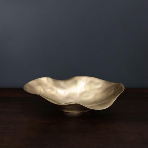 Beatriz Ball Med Oval Bowl | Sierra Maia Gold | Wrapt