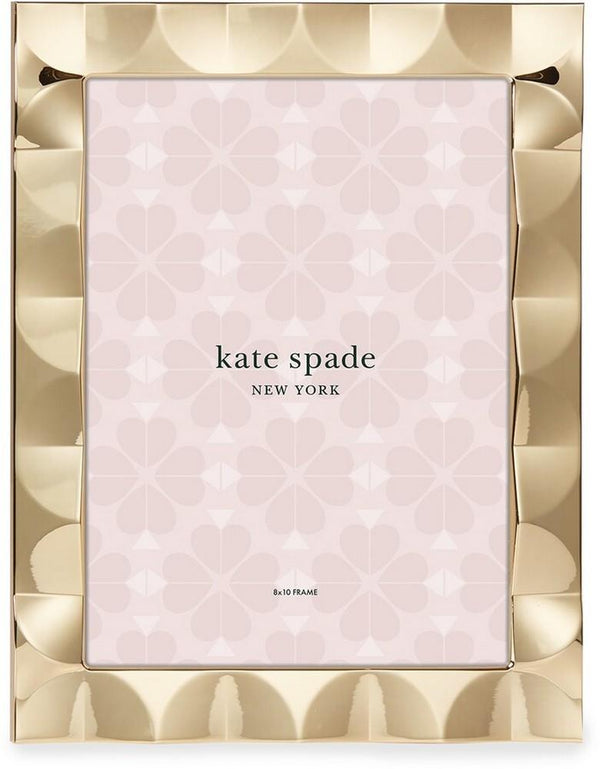 Kate Spade 8 x 10 Frame South St. Gold Scallop | Wrapt