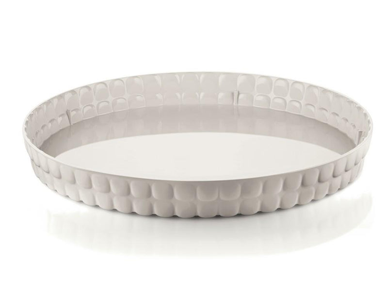 Round Tray - Milk White Tiffany