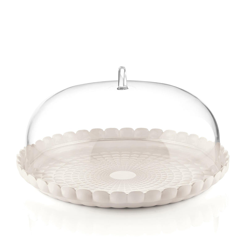 Guzzini Small Cake Dome - Milk White Tiffany | Wrapt