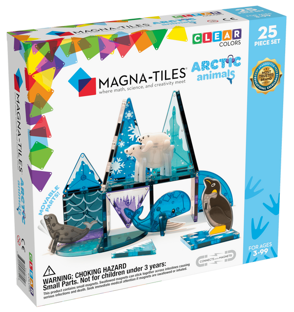 Magnatiles 25 Piece Arctic Animals | Kitchen Art |Wrapt
