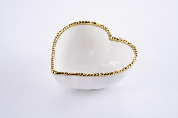 Pampa Bay Big Heart Bowl | White/Gold | Wrapt