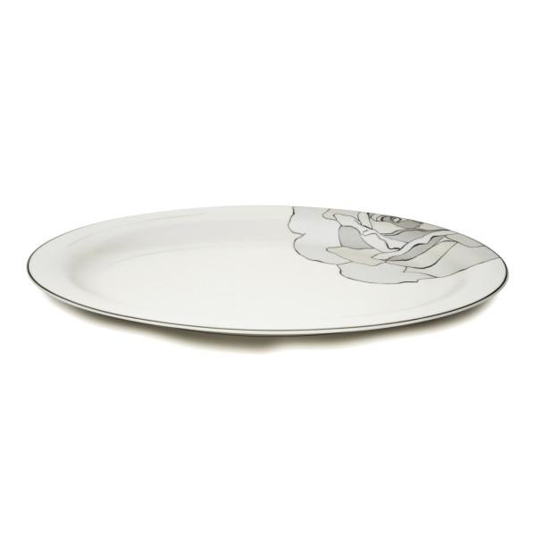 Silver Blossom Oval Platter | Kitchen Art | Wrapt