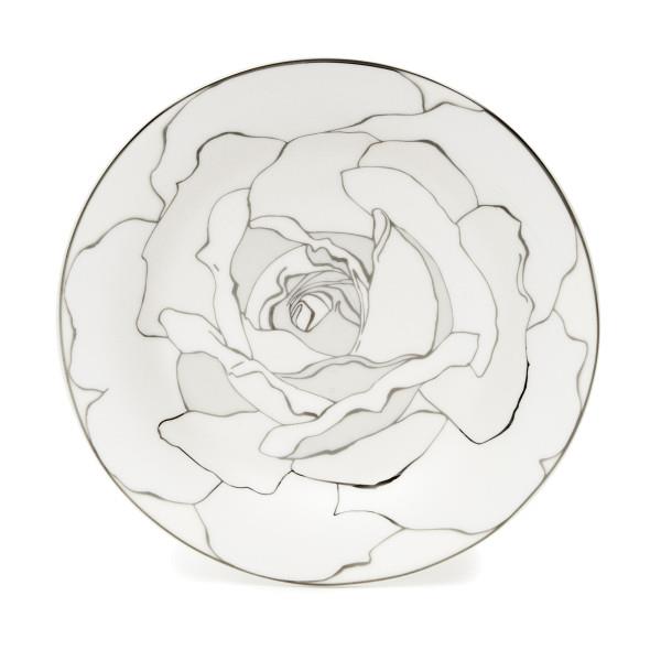 Silver Blossom Set of 6 Bread Plates | Kitchen Art
